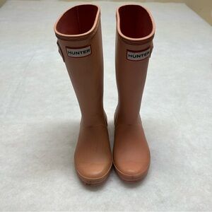 Hunter Kids Orange Rain Boots